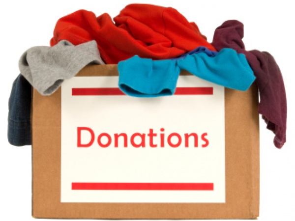 Box of donations